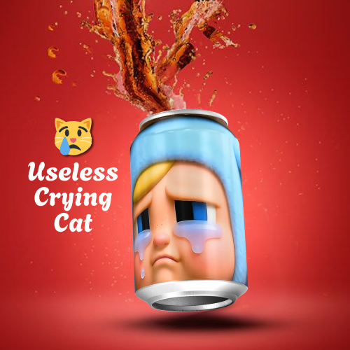Useless Crying Cat Can